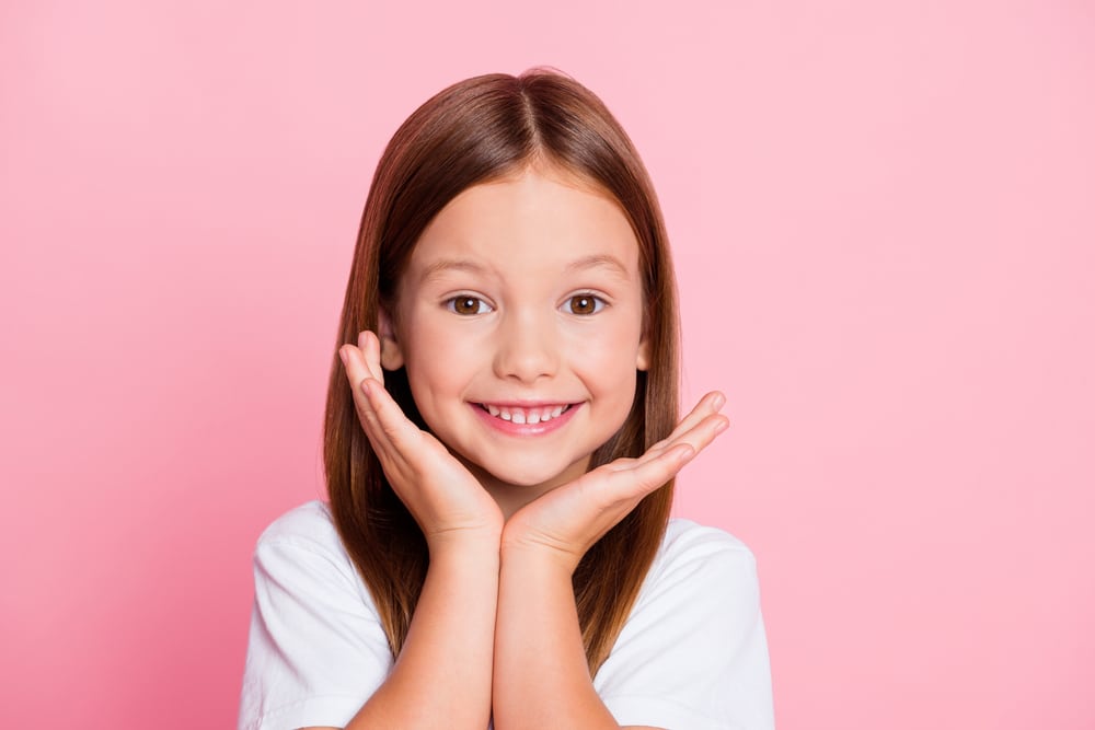 girl smiling with Pediatric Dentistry in Kitchener, ON